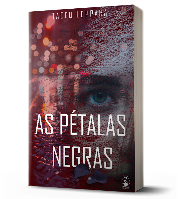 Capa do livro As Petalas Negras de Tadeu Loppara.