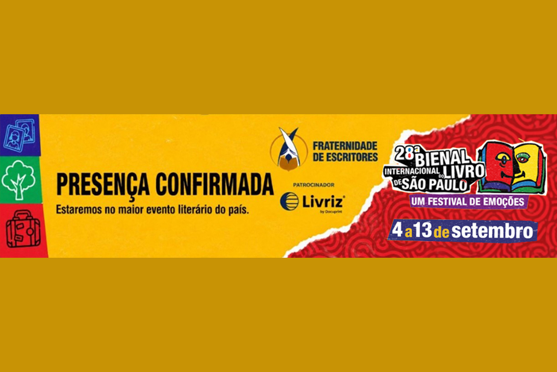 Fraternidade na 28ª Bienal do Livro SP 2026